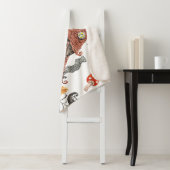 Halloween Wasserfarbe: Spuk Hausmuster. Sherpadecke (Beispiel)