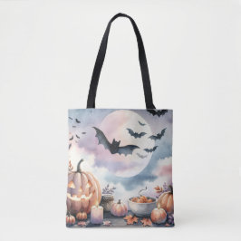 Halloween Wasserfarbe Tasche