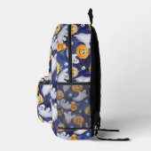 Halloween Wasserfarbmuster Bedruckter Rucksack (Rechts)