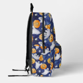 Halloween Wasserfarbmuster Bedruckter Rucksack (Links)