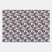 Halloween Wasserfarbmuster Geschenkpapier Set (Vorderseite 3)