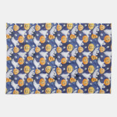 Halloween Wasserfarbmuster Geschirrtuch (Horizontal)