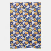 Halloween Wasserfarbmuster Geschirrtuch (Vertikal)