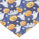 Halloween Wasserfarbmuster Kurzer Tischläufer (Ecke)