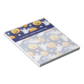 Halloween Wasserfarbmuster Notizblock (angewinkelt)