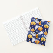 Halloween Wasserfarbmuster Notizblock (Innenseite)