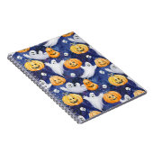 Halloween Wasserfarbmuster Notizblock (Rechte Seite)