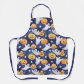 Halloween Wasserfarbmuster Schürze (Vorderseite)