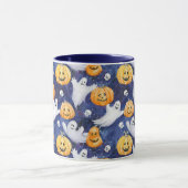 Halloween Wasserfarbmuster Tasse (Zentrum)