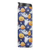 Halloween Wasserfarbmuster Thermosbecher (Nach rechts gedreht)