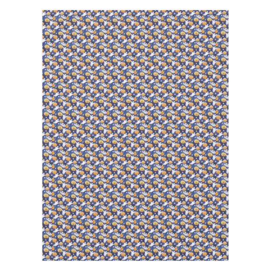 Halloween Wasserfarbmuster Tischdecke (Vorderseite)