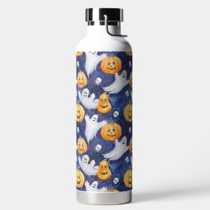 Halloween Wasserfarbmuster Trinkflasche