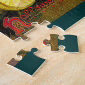 Halloween-Wassermelonen-Kutsche Puzzle (Seite)