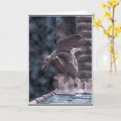 Halloween-Wasserspeier Karte (Gelbe Blume)