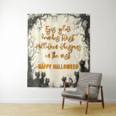 Halloween Watchers: Unter den gedrehten Strahlen Wandteppich (Beispiel)