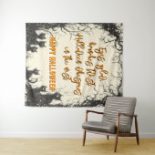 Halloween Watchers: Unter den gedrehten Strahlen Wandteppich (Beispiel (Horizontal))