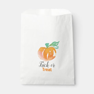 Halloween Watercolor Niedliche Pumpkin-Leckereien Geschenktütchen