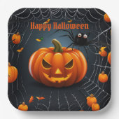 Halloween Web Pappteller (Vorderseite)