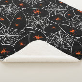 Halloween Web und Spinnen Hintergrund. Sherpadecke (3/4)