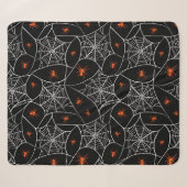 Halloween Web und Spinnen Hintergrund. Sherpadecke (Vorderseite (Horizontal))