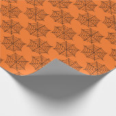 Halloween-Webs Geschenkpapier (Ecke)