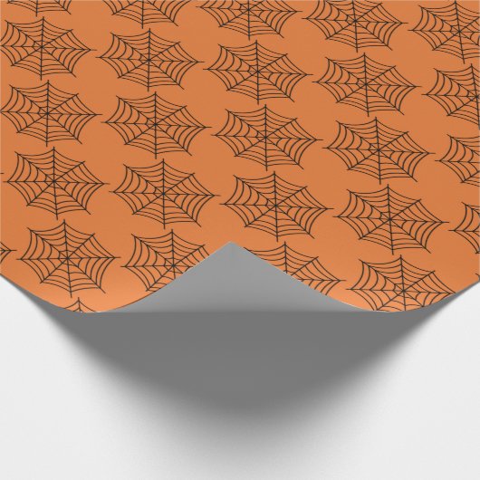 Halloween-Webs Geschenkpapier (Ecke)