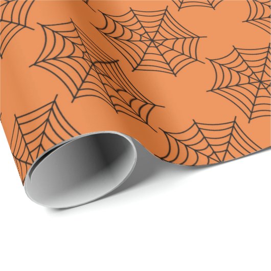 Halloween-Webs Geschenkpapier (Rolleneckpunkt)