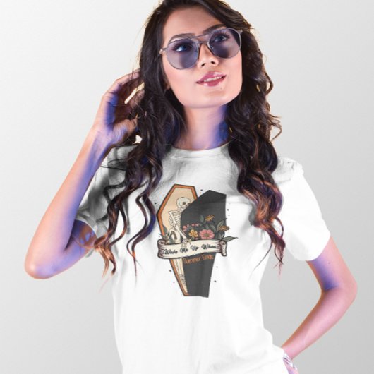 HALLOWEEN WECK MIR AUF, WENN SOMMER SKELETON ENDET T-Shirt