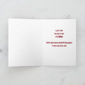 Halloween Wedding Anniversary Witches Brew Karte (Innenseite)