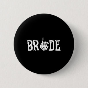Halloween Wedding Bride Groom Skelett bis zum Tod Button