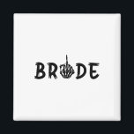 Halloween Wedding Bride Groom Skelett bis zum Tod Magnet<br><div class="desc">Halloween Hochzeitbräunskelett bis TodeMatch 2</div>