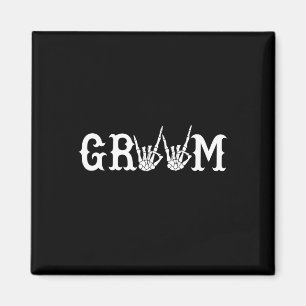 Halloween Wedding Bride Groom Skelett bis zum Tod Magnet