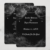 halloween wedding Invitation Einladung (Vorne/Hinten)