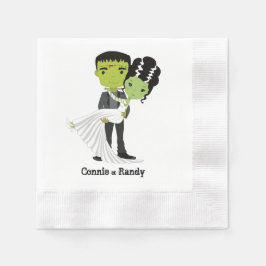 Halloween Wedding Napkin Serviette