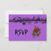 Halloween Wedding RSVP (Vorderseite)