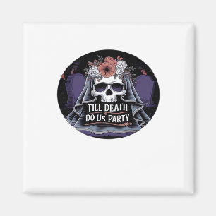Halloween Wedding Spooky Wedding Halloween-Party T Magnet
