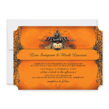 Halloween Wedite - Orange & Black Liebe