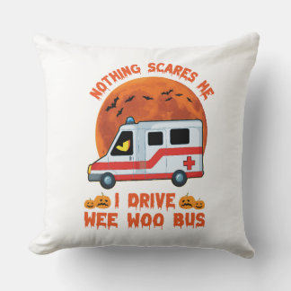 Halloween WEE-WOO-BUS Designkissen Kissen