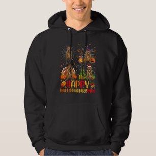 Halloween Weihnachten Dogue De Bordeaux Hund Hallo Hoodie