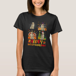 Halloween Weihnachten Labrador Retriever Hund Hall T-Shirt