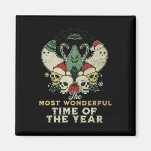 Halloween Weihnachten Mashup Vintage Kostüm  Magnet