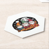 Halloween Weihnachts-Erntedank Gnomes Classic T- Untersetzer (angewinkelt)