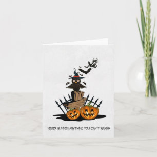 Halloween-Weihnachtskarte Feiertagskarte