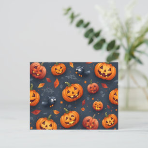 Halloween-Weihnachtskarte Feiertagspostkarte