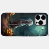Halloween Weimaraner mit Pumpkins Beängstigend Case-Mate iPhone Hülle (Rückseite (Horizontal))