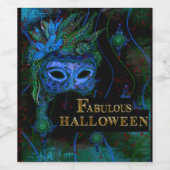 HALLOWEEN WEINETIKETT (Einzelnes Label)
