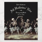 Halloween Weinetikett (Einzelnes Label)