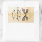 Halloween Weinfarben Rechteckiger Aufkleber (Tasche)