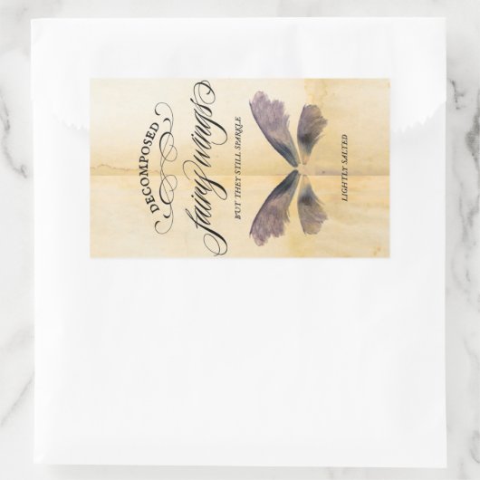 Halloween Weinfarben Rechteckiger Aufkleber (Tasche)