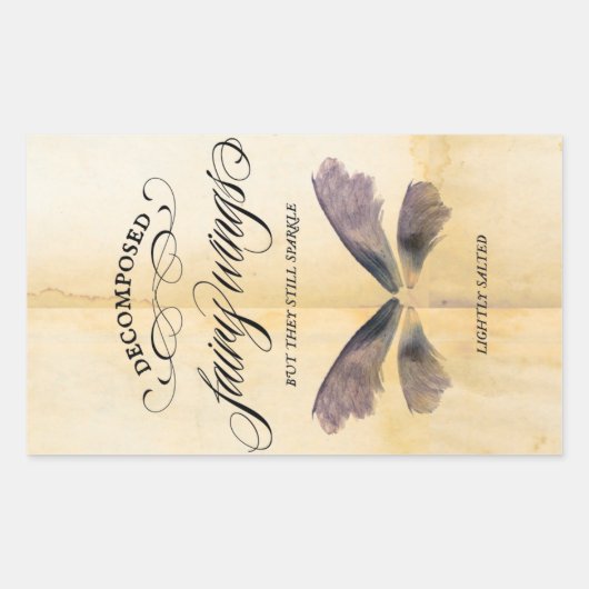 Halloween Weinfarben Rechteckiger Aufkleber (Vorderseite)